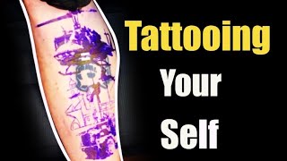 ✅Tattooing yourself!!! 👀With Tips and tricks for tattooing!!👀