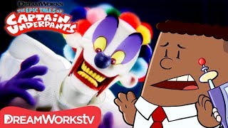 Creepy Clown Balloon Animal Battle-O-Rama | DREAMWORKS THE EPIC TALES OF CAPTAIN UNDERPANTS