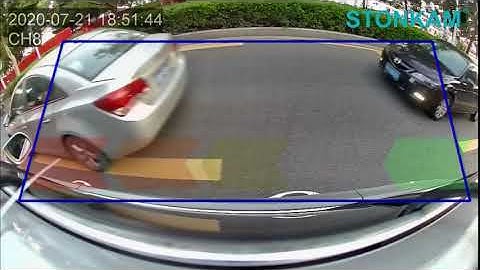 STONKAM 1080P AI Moving Object Detection on a Vehicle Mounted Side-view Camera (Motion Detection)