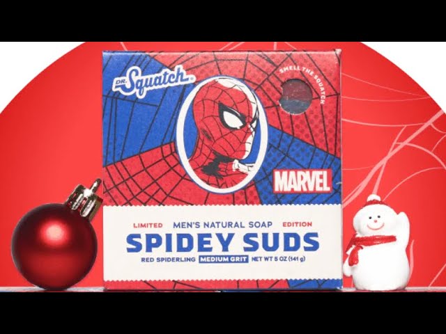  Dr. Squatch Soap Spidey Suds - Inspired by Spider-Man