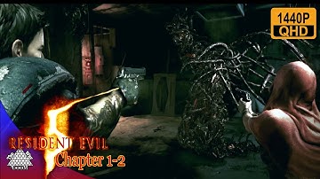 Resident Evil 5 Chapter 1-2 Walkthrough Professional No Death | 1440P 60fps Highest Settings