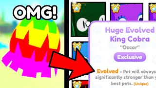 😱OMG! HOW TO GET *NEW* HUGE EVOLVED PETS in Pet Simulator X!