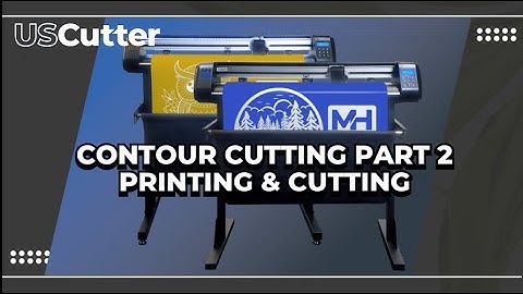 How To Contour Cut With The MH200 & MH300 - Part 2 - Printing & Cutting