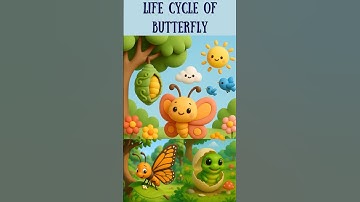 Life Cycle Of Butterfly 🦋 #veo3 #veo3ai #veoveo #youtube #vn #visualrelaxation #animation