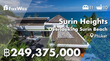 Surin Heights - Spacious 11 Bedroom Villa for Sale in Phuket