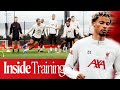 Inside Training: Final Preparations Before Merseyside Derby