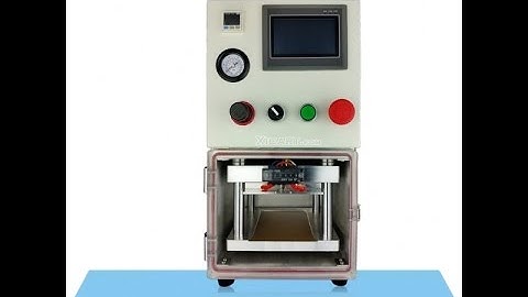 OCA vacuum laminating machine    no need to remove the bubble