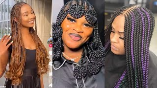 2024Trendy 🔥🥰and Latest Braiding Hairstyles💯/ Cute And Amazing Cornrows Ideas For African Ladies