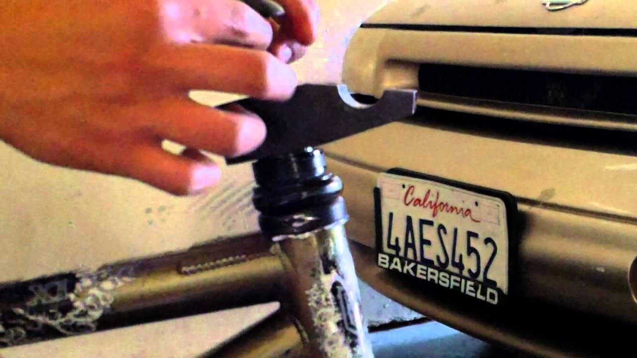 How to change a bmx stem - YouTube