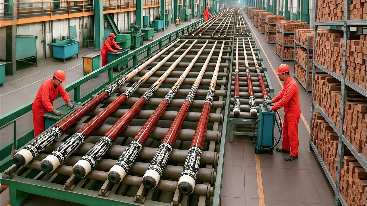 Como é feito: TACOS DE SINUCA PROFISSIONAIS que Podem Custar ATÉ 150 MIL DÓLARES