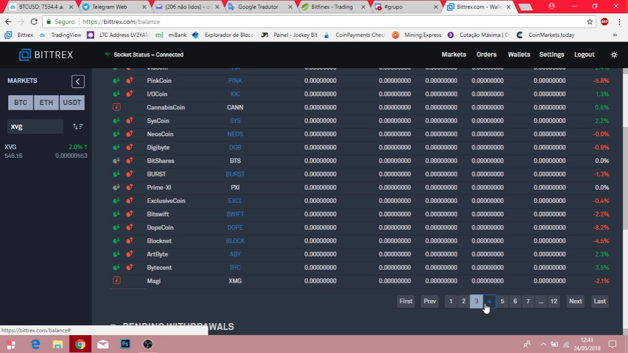 TUTORIAL DE COMO OPERAR NA BITTREX ATUALIZADO 24/05/2018 - YouTube