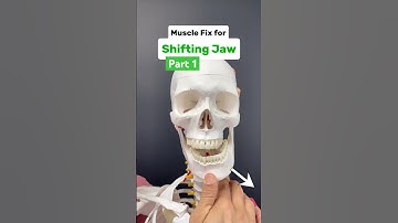 (Part 1 of 2) Does your jaw shift, click, or ache? Try these 3 quick muscles fixes! #jaw #tmj