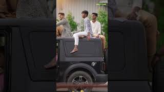 Wedding Bride & Groom Gang Entry in Jeep  #zajallebanese music