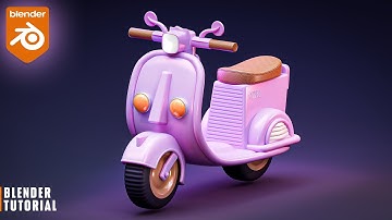 The Best way of Modelling 3D Scooter Bike in Blender 3D | Blender Tutorial