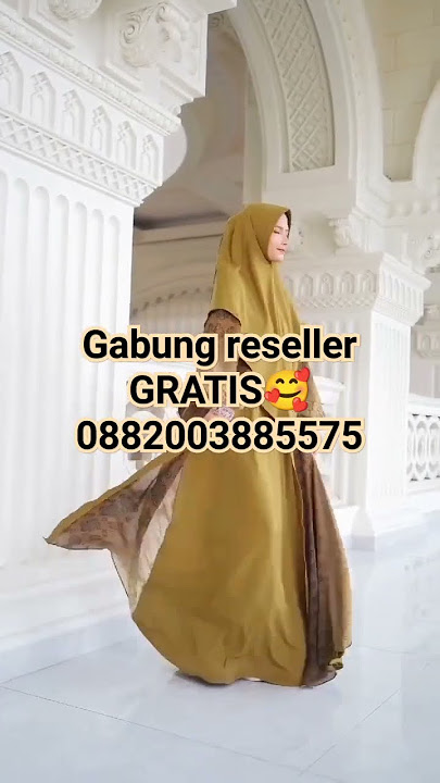 Gamis cantik mulus dan bagus banget persiapan lebaran #youtubeshorts #gamis #hijab #gamisnyaman