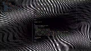 Audio visual coding with tidal cycles and hydra
