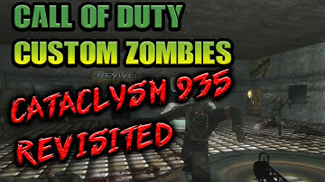 Call Of Duty Custom Zombies "Cataclysm 935" Revisited COD WAW Gameplay
