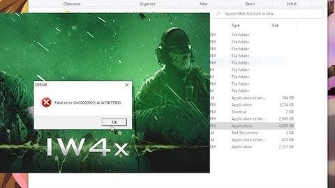 How To Fix All Fatal Errors IW4x [2020] controller support