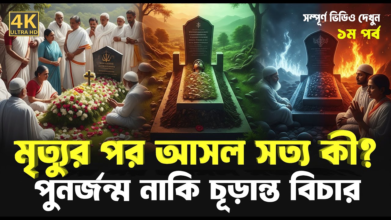 মৃত্যুর পর কী হবে? পুনর্জন্ম নাকি চূড়ান্ত বিচার | হিন্দু বিশ্বাস বনাম ইসলাম | পর্ব–১