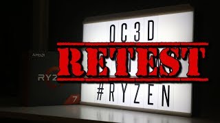 Ryzen 1500X 1600x & 1800x Retest Review Ryzen 1500X 1600x & 1800x Retest Review