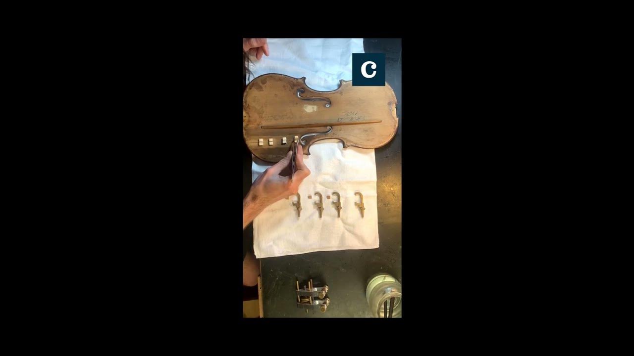 How is a violin crack repaired? Corilon's professional violin crack repair YouTube