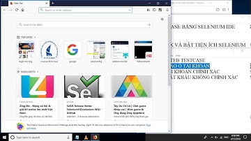 DEMO HƯỚNG DẪN SỮ DỤNG SELENIUM IDE TEST ĐĂNG NHẬP