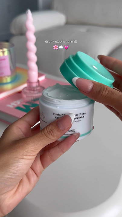 AESTHETIC ASMR DRUNK ELEPHANT REFILL 🌸💓💗 #preppygrwm #skincare #asmr