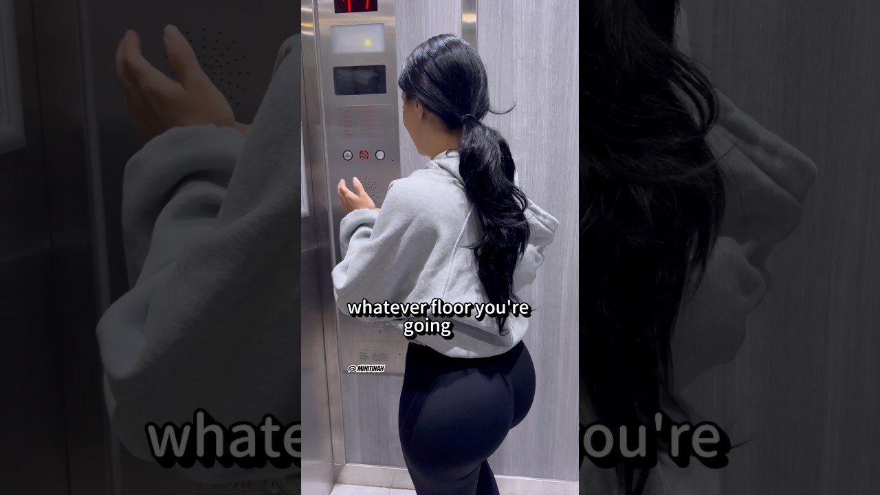 Things to not say in a elevator #foryou #skit #ootd