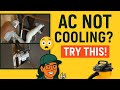 How to UnClog AC Drain Line FAST &amp; reset Safety switch| DIY