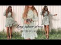 DIY Long Sleeve Ruffle Dress / Dress In Few Hours