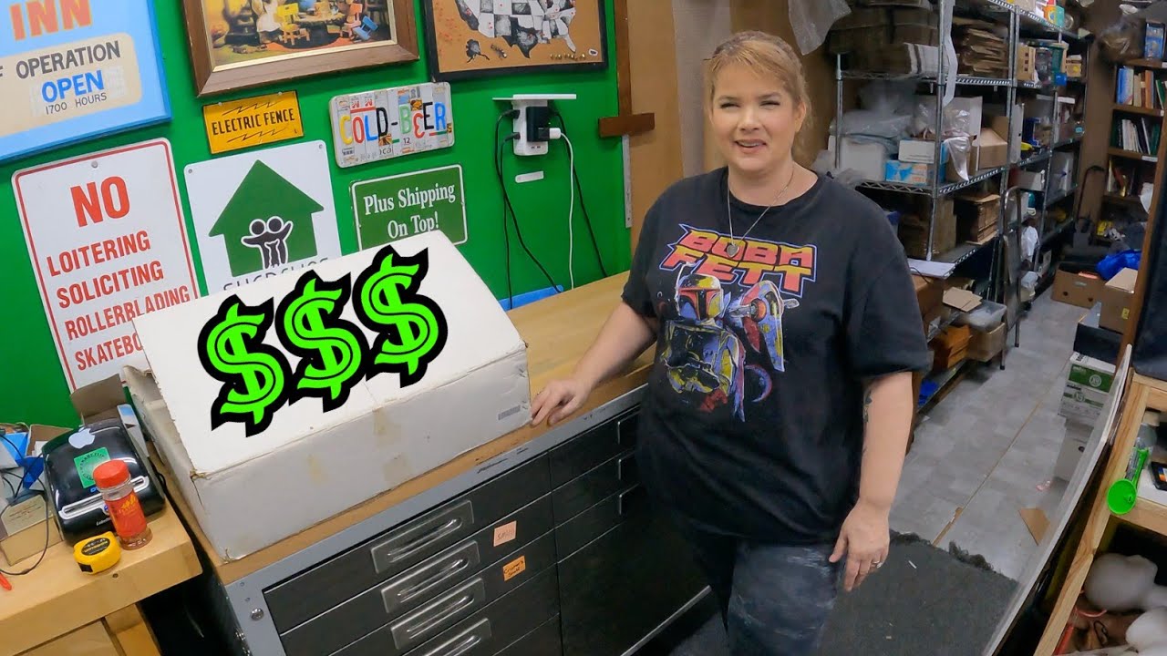 We NEARLY LEFT THIS HUGE SCORE BEHIND at the Garage Sale - YouTube