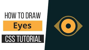 How to draw the Eye with HTML CSS