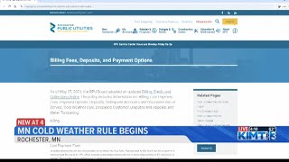 Rochester Public Utilities discusses Minnesota's cold weather rule starting Tuesday