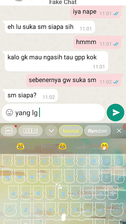 lanjut prT 3 y || btw ini aplikasi chatmocks ya #fypviralシ