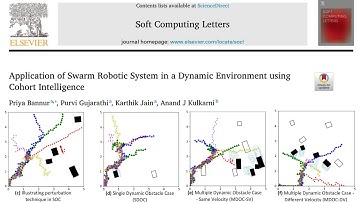 Swarm Robotic System in a Dynamic Environment using Cohort Intelligence | Simulation Video