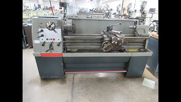 Clausing Colchester 15" x 50" Geared Head Engine Lathe w/ Quick Change Tool Post, Tailstock & More!