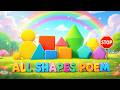 All shapes poem #poem #nursaryrhymes #shapesforkids #kidspoem