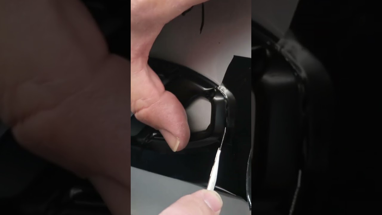 Blacking out an emblem on a 