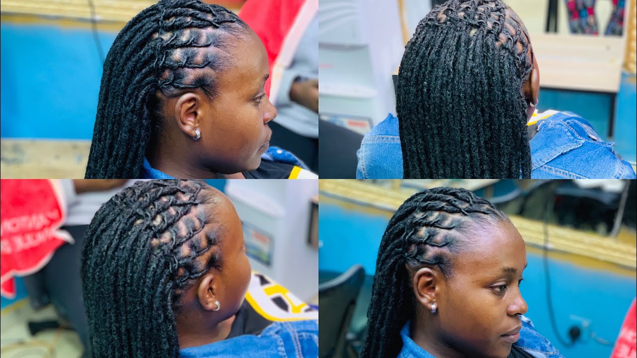 How to install artificial dreadlocks - YouTube
