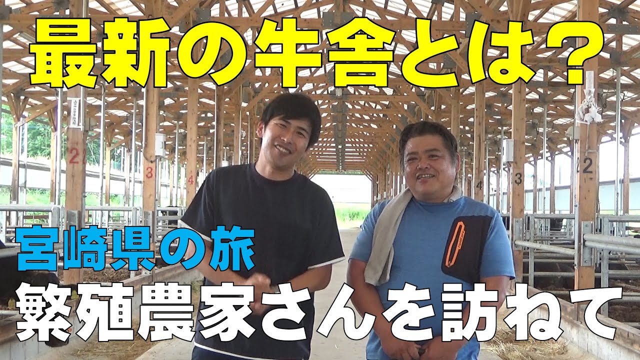 最新の牛舎とは！？　宮崎県の繁殖農家さんを訪ねて