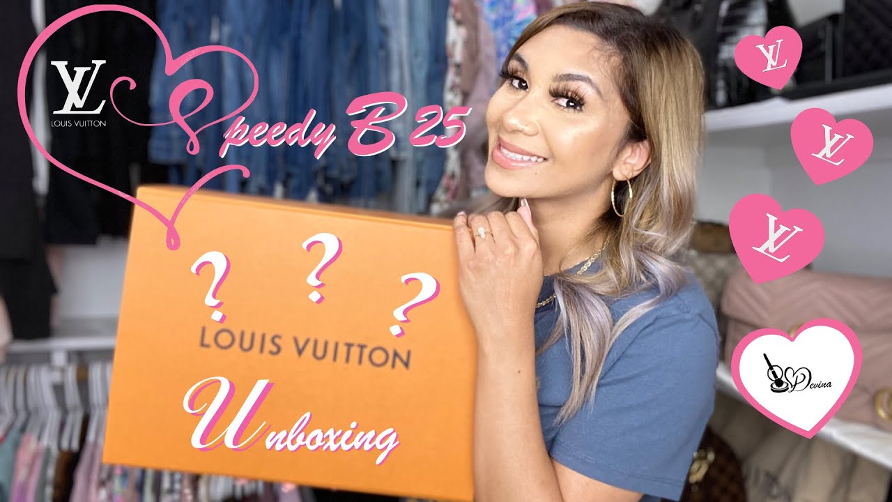 LOUIS VUITTON SPEEDY BANDOULIERE 25 UNBOXING