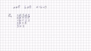 Mathematik Für Informatik Studenten 50 - Algebraische Grundstrukturen Nullteiler