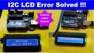 I2C LCD not showing Text | I2C LCD Errors Fixing || 16x2 LCD not displaying Text || 1602 LCD error