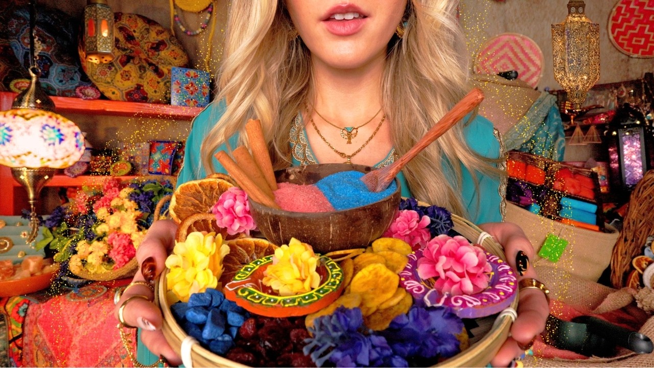 ASMR Hypnotic Healer Roleplay 🍃𖤓✨ Aura Cleansing, Guided Reiki, Face Massage, Ambient Sounds