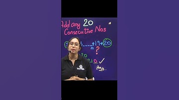 "add any 20 consecutive numbers in 5 seconds..." #exam #tricks #shorts #reels #youtubeshorts #short