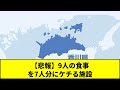 【悲報】9人の食事を7人分にケチる施設 #shorts