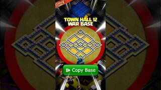 BEST TH12 WAR BASE LINK! #clashofclans #coc #th12 #th12base