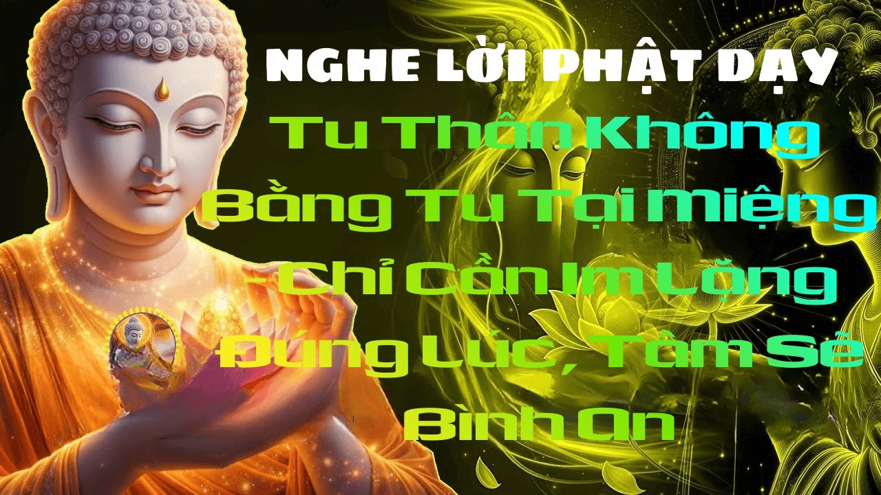Tu Thân Không Bằng Tu Tại Miệng – Chỉ Cần Im Lặng Đúng Lúc, Tâm Sẽ Bình An#loi phat day #phat giao