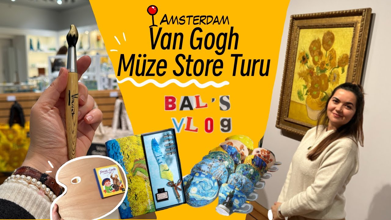 Van Gogh Museum Store | Hediyelik Eşya Turu 