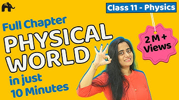 Physical World | Class 11 Physics Chapter 1 | Complete Chapter in ONE video